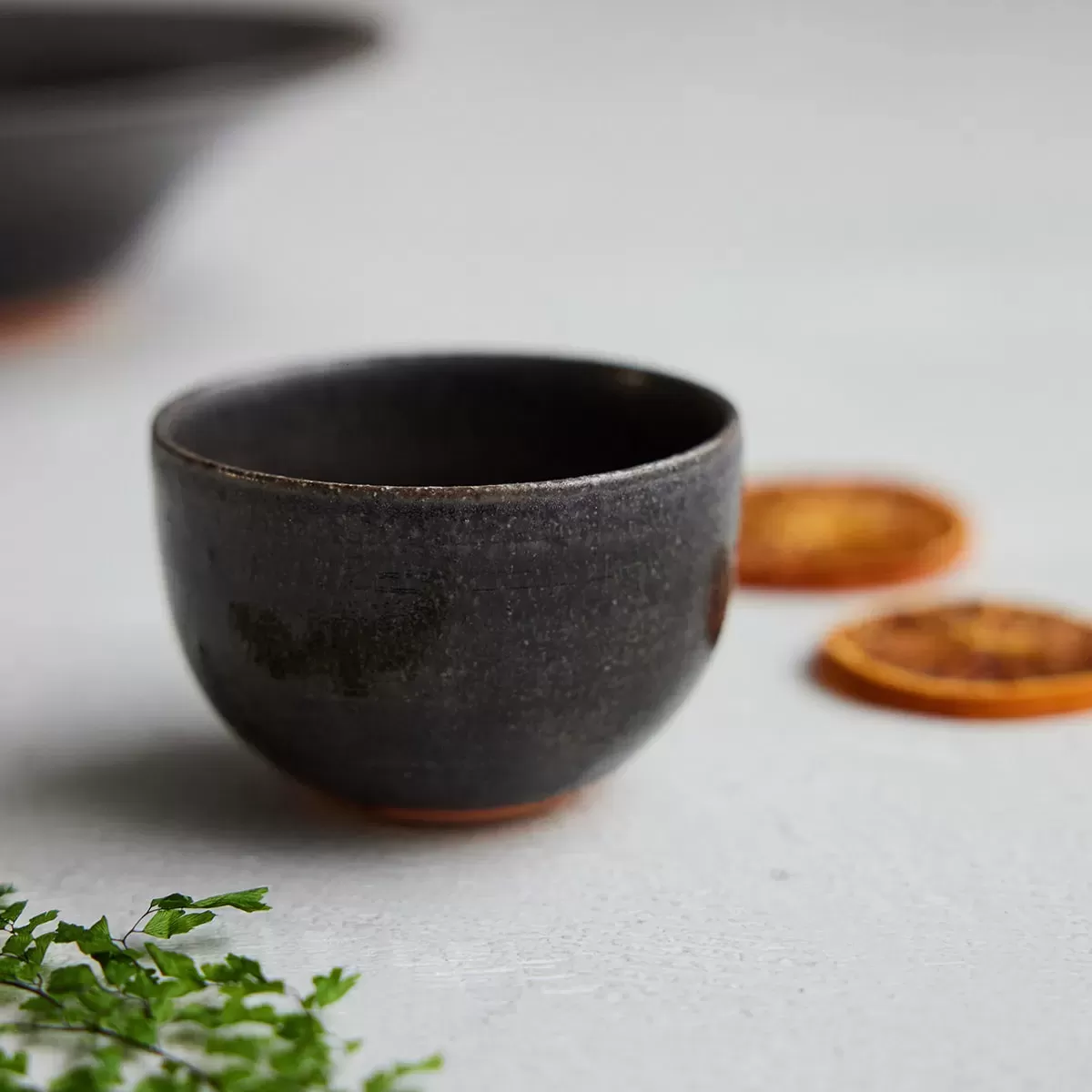 【信楽焼】信楽四季彩陶 －春分　小鉢　朧月（おぼろづき） φ8cm
